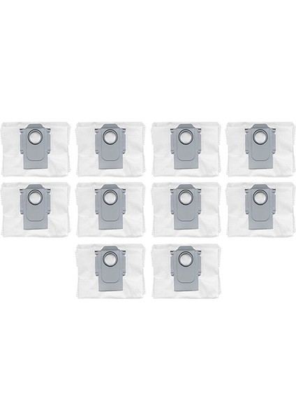 Roborock Q7 Max+ T8 G10S G10S Pro S7 G20 Toz Torbası Için 10 Adet (Yurt Dışından)