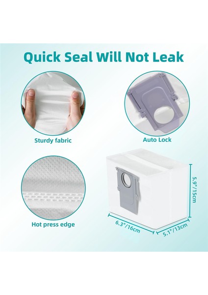 Dust Bags For Roborock S8+S8 Pro Ultra Vacuum Self-Empty Dock B (Yurt Dışından) fırsatları