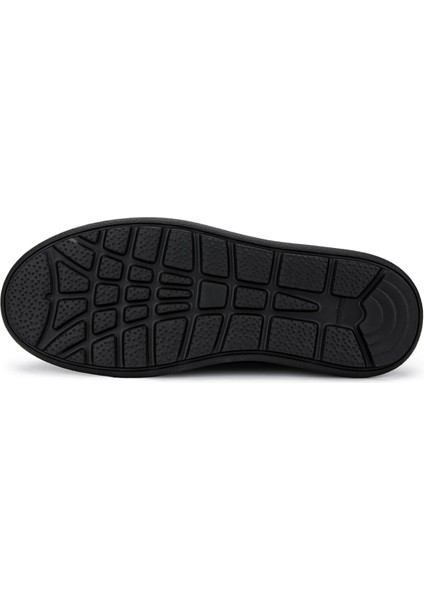 Erkek Hakiki Deri Siyah Casual Ayakkabı 771 77512 Erk Ayk SK24-25 Syh Dr /acma