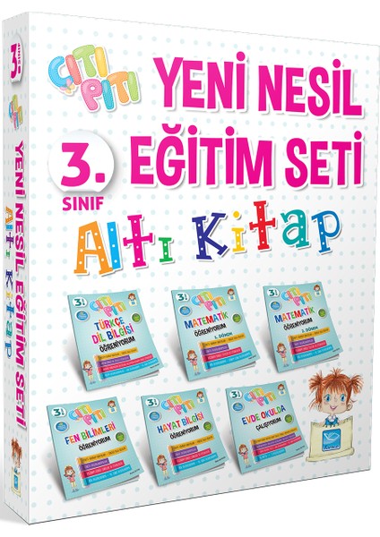 Koza Karaca 3. Sınıf Yeni Nesil Çıtı Pıtı Eğitim Seti 6 Kitap