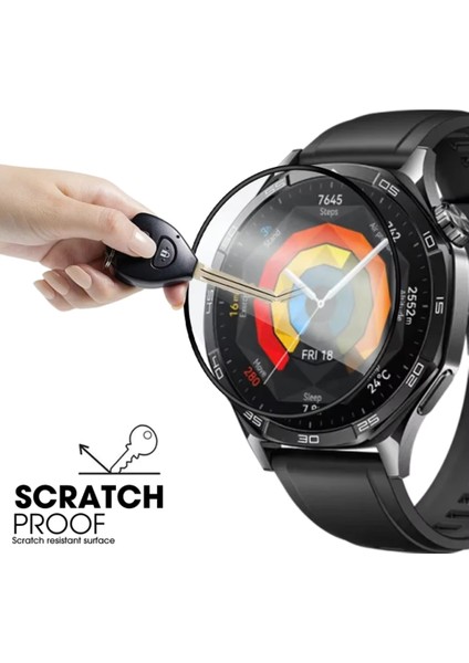 Huawei Watch Gt 5 Pro 46MM Full Ekran Nano Saat Koruyucu (41MM/42MM Değildir) modelleri