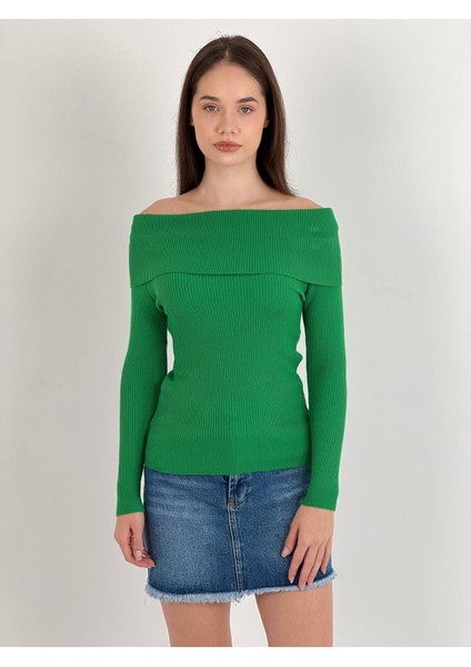 Uzun Kollu Long Sleeve Klasik Kadın Triko Kazak Women Knitwear fırsatları