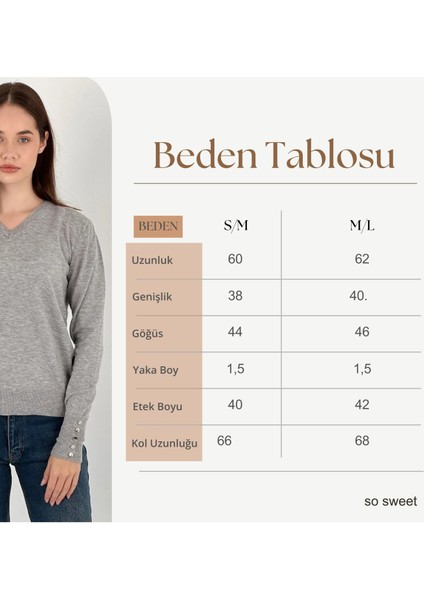 Uzun Kollu Long Sleeve V Yaka V-Neck Kadın Triko Kazak Women Knitwear fiyatları