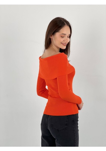 Uzun Kollu Long Sleeve Klasik Kadın Triko Kazak Women Knitwear
