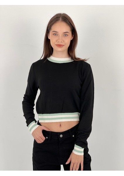 Uzun Kollu Long Sleeve Crop Kadın Kazak Women Knitwear modelleri