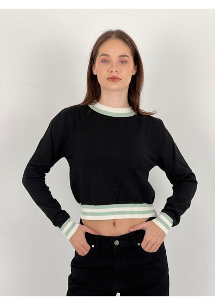 Uzun Kollu Long Sleeve Crop Kadın Kazak Women Knitwear indirimleri