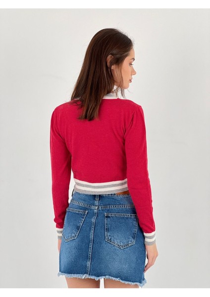 Uzun Kollu Long Sleeve Crop Kadın Kazak Women Knitwear modelleri