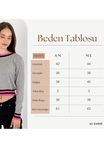Uzun Kollu Long Sleeve Crop Kadın Kazak Women Knitwear fiyatları