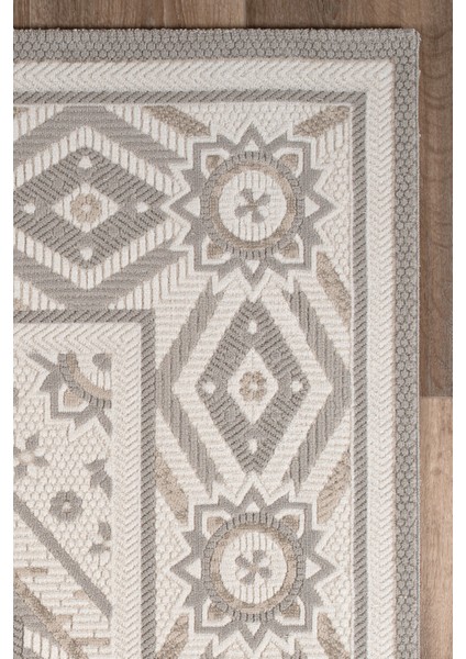 Elıa Modern Yumuşak Konforlu Halı ve Yolluk 132A Krem