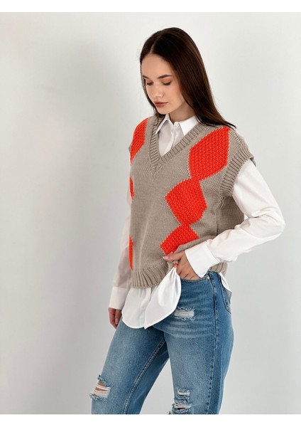 V-Yaka Kolsuz V-Neck Women Knitwear Kadın Triko Kazak fırsatları