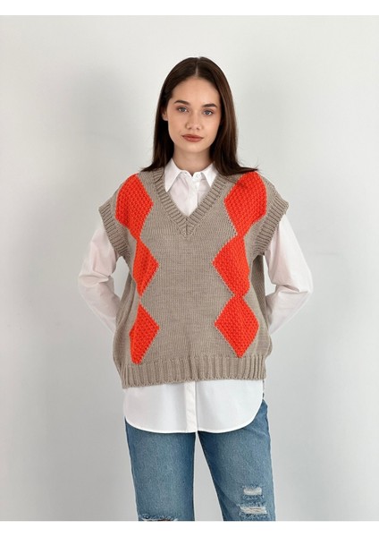 V-Yaka Kolsuz V-Neck Women Knitwear Kadın Triko Kazak indirimleri