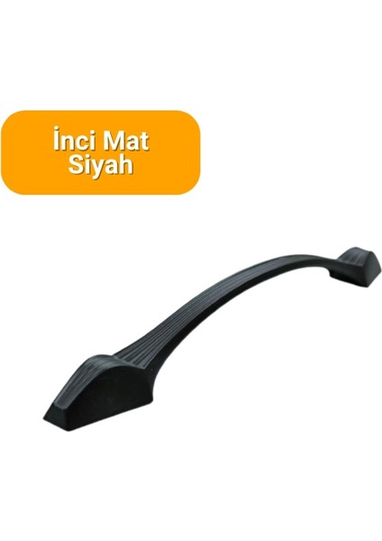 50 Adet İnci Mat Siyah Metal Mobilya Kulbu 160 mm - 192 mm