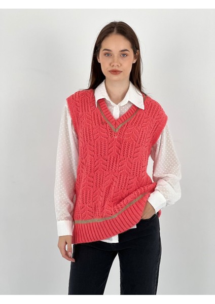 Kısa Kollu Short Sleeve Örme Triko Kadın Kazak Women Knitwear