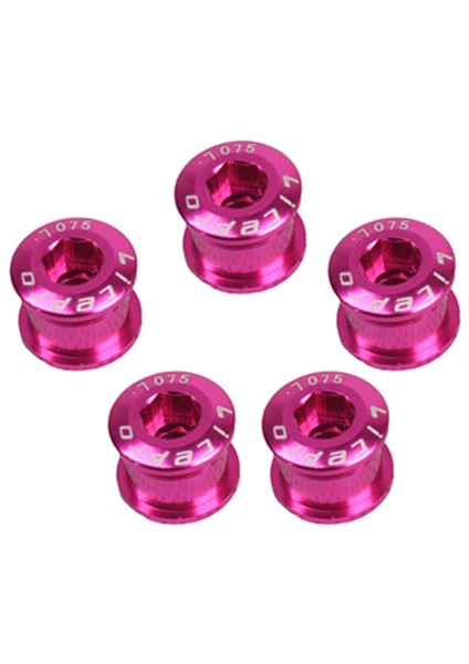 Litepro Pembe Tarzı Deckas Litepro Bisiklet Krank Vidası Tek Plaka Çivisi Zincir Halkası Bisiklet Civatası Yol Bisikleti Mtb Bisikleti Krank Vidası Tek Disk (Yurt Dışından)