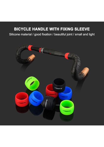 Yeşil Stil 2 Adet Yol Bisikleti Motosiklet Dikme Yüzük Sabit Dişli Bisiklet Kaymaz Silikon Sap Korumalı Kol Bandı Bisiklet Aksesuarları (Yurt Dışından) modelleri