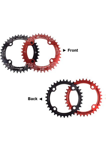 Mavi Stil 38T Snaıl Yuvarlak 104BCD Dar Geniş Zincirli Bisiklet Krank Takımı 104 Bcd Taç Mtb Tabak Monoplat Bisiklet Plakası (Yurt Dışından) modelleri