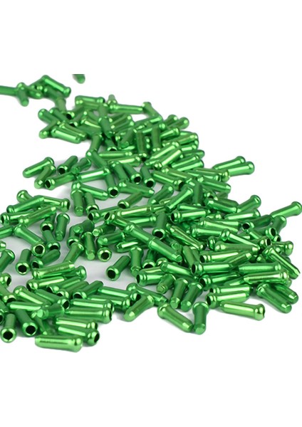 Yeşil - 50 Adet Tarzı Bisiklet Fren Vites Kablosu Uç Kapakları Fren Hattı Değiştirici Vites Tel Uç Kapakları Ipuçları Crimps Mtb Bisiklet Bisiklet Aksesuarları (Yurt Dışından)