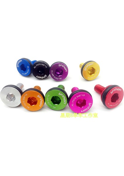 Çelik Cıvata 1 Çift Stili Alüminyum Alaşım Çelik Bisiklet Kare Delikli Alt Menteşe Su Geçirmez Contalı Cıvata M8*15MM (Yurt Dışından) fiyatları