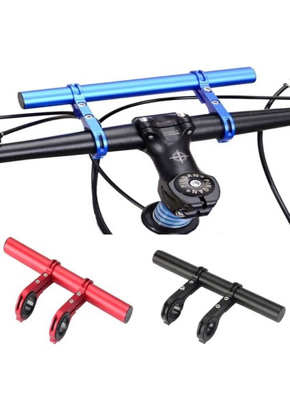 20CM Mavi Stil 20CM Tüp Bisiklet Direksiyon Uzatıcı Montaj Dağ Bisikleti Mtb Bisiklet Bisiklet Karbon Far Braketi Lamba El Feneri Tutucu Aksesuar (Yurt Dışından) fırsatları