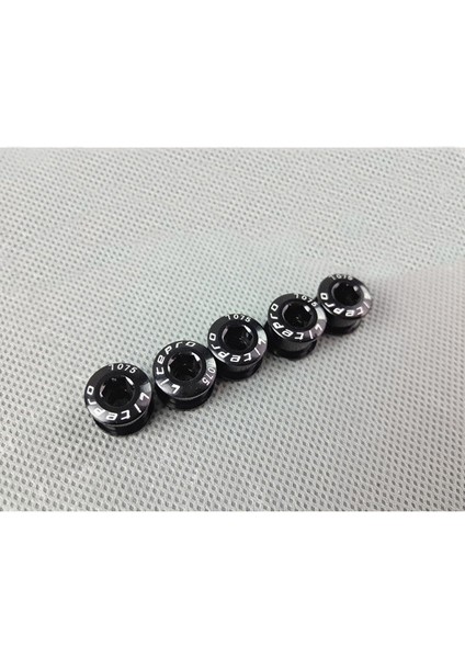 5 Adet-Siyah-8,5 mm Tarzı Litepro Bisiklet Zincir Civataları Tek Çift Üçlü Hız Dıştan Dişli Vidalar Bisiklet Orta Göbek ve Zincir Dişlisi Için Uygun (Yurt Dışından)