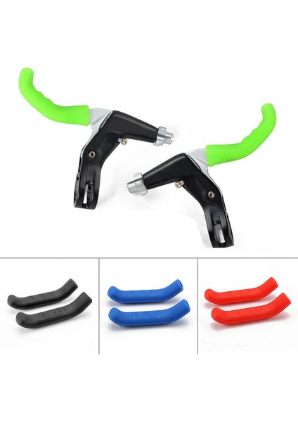 No.5 Tarzı 1 Çift Evrensel Silikon Jel Fren Kolu Kılıfı Mtb Sabit Dişli Dağ Yol Bisikleti Bisiklet Koruyucu Kılıf Kolluk Koruyucu Kılıfı (Yurt Dışından) fiyatları