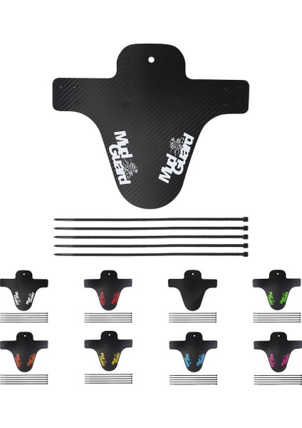 Bir Stil Renkli Ön/arka Lastik Tekerlek Çamurluk Karbon Fiber Mudguard Mtb Dağ Bisikleti Yol Bisikleti Sabit Dişli (Yurt Dışından) fırsatları