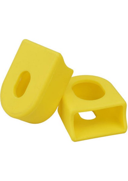 Sarı Stil Bisiklet Krank Kapağı Koruyucu Silikon Bisiklet Yarışı Krank Bot Koruyucular Krank Seti Koruyucu Kılıf (Yurt Dışından)