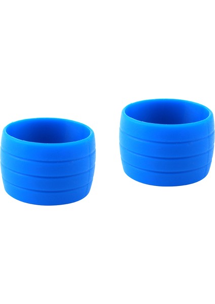 Mavi Stil Muqzı 1 Çift Bisiklet Kayış Yüzük Direksiyon Bandı Sabitleme Kol Silikon Su Geçirmez Dayanıklı Direksiyon Sonu Sabitleme Aksesuarları (Yurt Dışından)