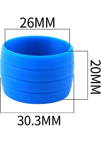Mavi Stil Muqzı 1 Çift Bisiklet Kayış Yüzük Direksiyon Bandı Sabitleme Kol Silikon Su Geçirmez Dayanıklı Direksiyon Sonu Sabitleme Aksesuarları (Yurt Dışından) fırsatları