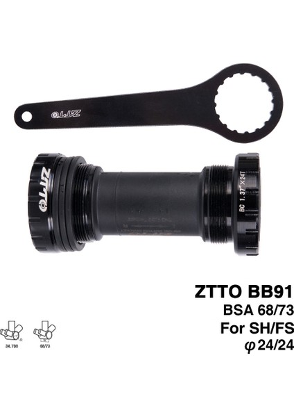 BB91 Mavi Alet Stili Ztto BB91 Dış Mili Alt Bracketleri Bisiklet Bsa Iplikli Parçaları Için Prowheel Krank Seti Su Geçirmez C Mtb (Yurt Dışından) indirimleri