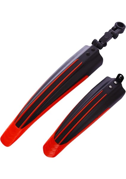 Siyah Kırmızı Stil 2 Adet Bisiklet Çamurluğu Bisiklet Aksesuarları Mtb Dağ Yol Bisikleti Çamurluk Arka Çamurluk Kanatları Için Bisiklet Çamurluğu Kiti (Yurt Dışından)