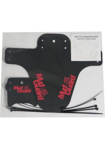 Stil B Kırmızı Stil Mtb Bisiklet Bisiklet Çamurluk Bisiklet Çamurluk Ön Arka Lastik Tekerlek Evrensel Çamurluk Bisiklet Kanatları Çamurluk 4 Sabitleme Kayışıyla (Yurt Dışından)