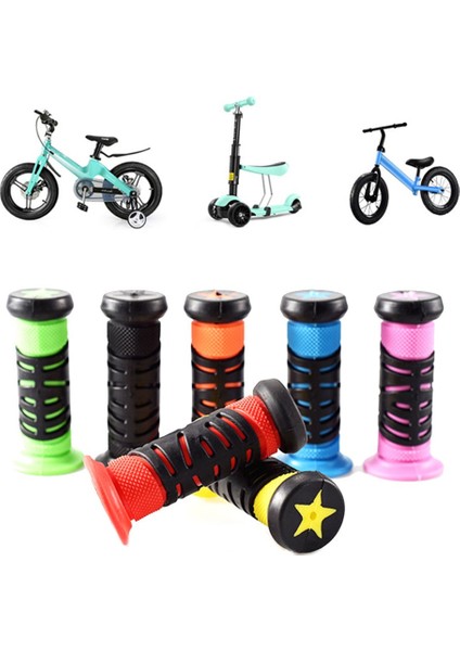 Tip C Sarı Stil Çocuklar Için Renkli Kaymaz Bisiklet/bisiklet/scooter Sap Grubu (Yurt Dışından) fırsatları