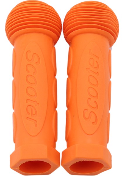 Turuncu Tarzı Kauçuk Tutma Saplı Bisiklet Direksiyon Kavrama Kılıfı Kaymaz Bisiklet Üç Tekerlekli Kaykay Scooter Çocuklar Için Mavi Kırmızı (Yurt Dışından)