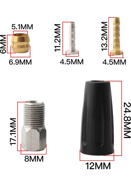 BH90 Takım Tarzı Muqzı Dağ Bisikleti Yağ Iğnesi Zeytin Başlık Takımı BH90 BH59 Hortum Boru Yağ Hidrolik Disk Hortum Sıkma Halkası T Fren Aksesuarları (Yurt Dışından) fiyatları