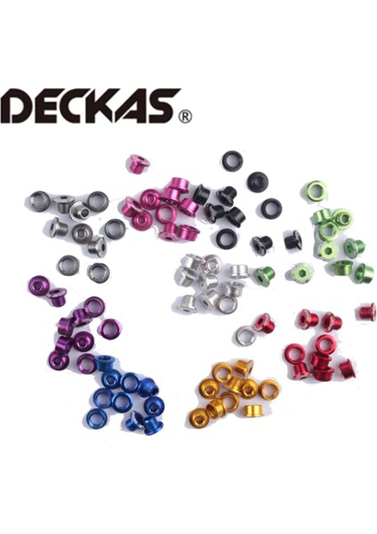 Güverte Kırmızı Tarzı Deckas Litepro Bisiklet Krank Vidası Tek Plaka Çivisi Zincir Halkası Bisiklet Civatası Yol Bisikleti Mtb Bisikleti Krank Vidası Tek Disk (Yurt Dışından) fırsatları