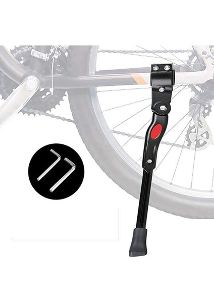 A 02 Stili Yazın 1 Adet Siyah Beyaz Ayarlanabilir Mtb Yol Bisikleti Kickstand Park Rafı Dağ Bisikleti Destek Yan Kick Stand Ayak Brasi (Yurt Dışından)