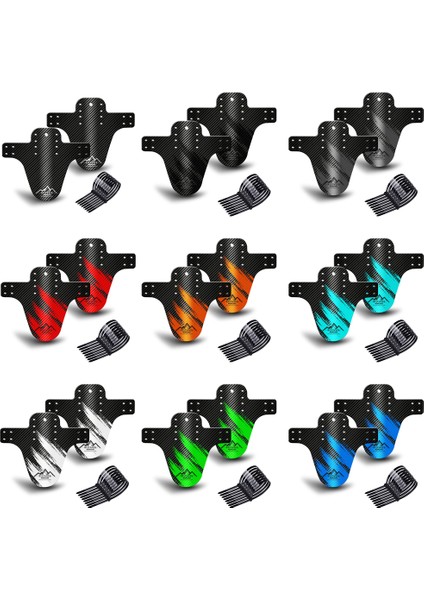 Siyah 2 Adet Tarzı Bisiklet Çamur Mtb Koruyucu 7 Renk Bisiklet Çamurlukları Karbon Fiber Ön Arka Mtb Dağ Bisikleti Çamur Bisiklet Koruyucu Bisiklet Aksesuarları (Yurt Dışından) modelleri