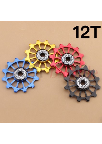 Siyah Stil Muqzı Bisiklet 12T Seramik Rulman Kılavuz Kasnak Bisiklet Arka Vites Pozitif ve Negatif Diş Seramik Kılavuz Kasnak Tekerleği (Yurt Dışından) modelleri
