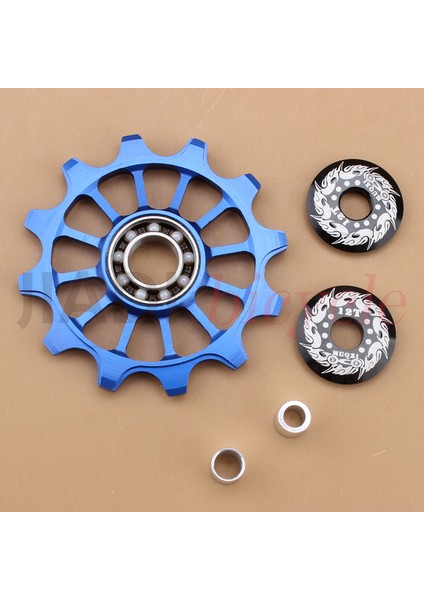 Siyah Stil Muqzı Bisiklet 12T Seramik Rulman Kılavuz Kasnak Bisiklet Arka Vites Pozitif ve Negatif Diş Seramik Kılavuz Kasnak Tekerleği (Yurt Dışından) fırsatları