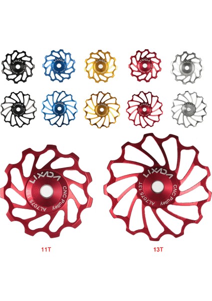 Mor Tarzı Lixada Mtb Yol Bisikleti Seramik Kasnak Alüminyum Alaşım Arka Aktarıcı Kılavuz Bisiklet Rulman Tekerlek Için mm Rulo Vidayla - (Yurt Dışından) fiyatları