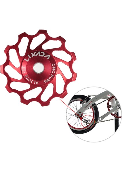 Mor Tarzı Lixada Mtb Yol Bisikleti Seramik Kasnak Alüminyum Alaşım Arka Aktarıcı Kılavuz Bisiklet Rulman Tekerlek Için mm Rulo Vidayla - (Yurt Dışından) modelleri