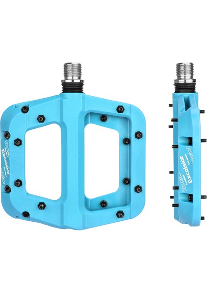 Siyah Stil Mtb Bisiklet Pedalı Naylon 2 Rulmanlı Kompozit Dağ Bisikleti Pedalları Yüksek Dayanıklılık Kaymaz Yüzeyli Yol Bmx mt Için Bisiklet Pedalları (Yurt Dışından) fırsatları