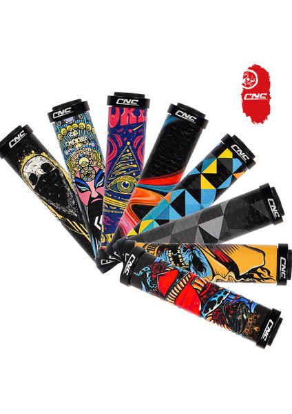 Sarı Zombi Tarzı C Bisiklet Tutacakları Mtb Ultra Hafif Dağ Bisikleti Direksiyon Tutacağı Kaymaz Şok Emici Çift Kilitleme Bisiklet Tutacakları (Yurt Dışından) fiyatları