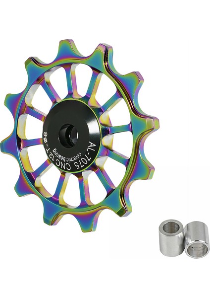 12T Tarzı Mtb Bisiklet C Arka Aktarıcı Jockey Tekerlek Seramik Rulmanlı Makara Yol Bisikleti Kılavuz Rulosu Idareci (Yurt Dışından)