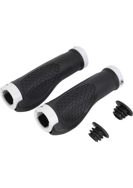 No.2 Tarzı Dayanıklı Kaymaz Ergonomik Kauçuk Dağ Bisikleti Siyah Direksiyon Tutacakları Bisiklet Kilitleme Uçları Sıcak Satış Dropship (Yurt Dışından)