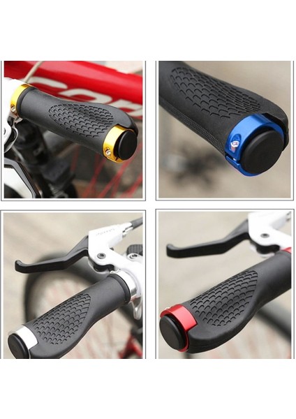 No.2 Tarzı Dayanıklı Kaymaz Ergonomik Kauçuk Dağ Bisikleti Siyah Direksiyon Tutacakları Bisiklet Kilitleme Uçları Sıcak Satış Dropship (Yurt Dışından) fırsatları