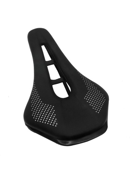 Siyah Stil Erkekler Için Kaymaz Yol Mtb Bisiklet Yastıklı Koltuk Yumuşak Pu Deri Yol Dağ Bisiklet Koltuk Pedalı Çelik Raylar (Yurt Dışından)