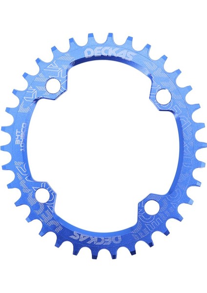 Mavi Tarzı 48T Deckas Bisiklet Zinciri Oval 104BCD Dişli Mtb Yol Bisikleti Dağ Zinciri 104 Bcd (Yurt Dışından)