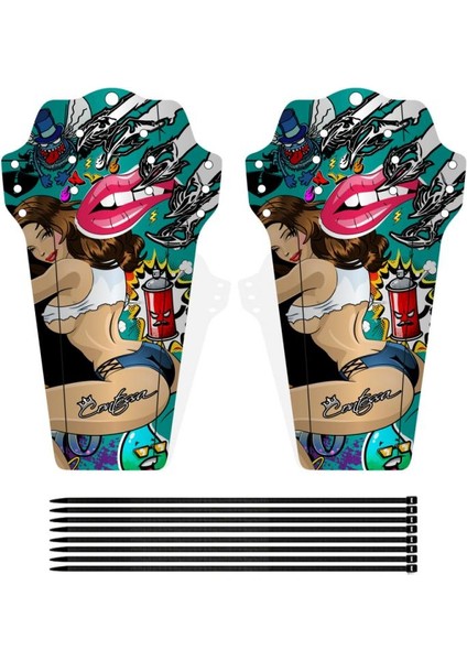 Type1 1 Adet Tarzı 2 Adet Dağ Bisikleti Çamur Kalkanı Karbon Fiber Renk Ön Arka Dh Downhill Evrensel Kalkan Mtb Yol Bisikleti Kanat Bisiklet Çamurluk (Yurt Dışından) modelleri